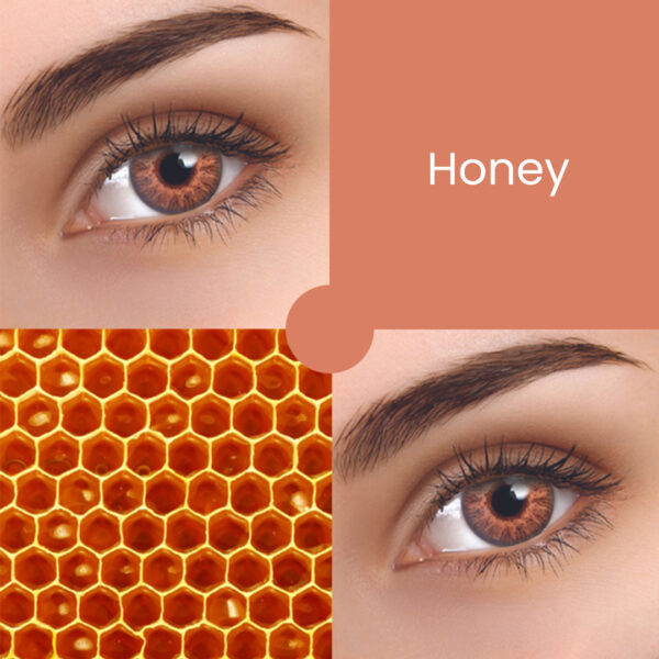 Flash Coloured Contact Lens Glam Honey 14mm