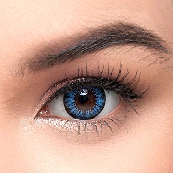 ColourVUE Big Eyes Cool Blue 3 Months Disposable Contact Lenses 15mm