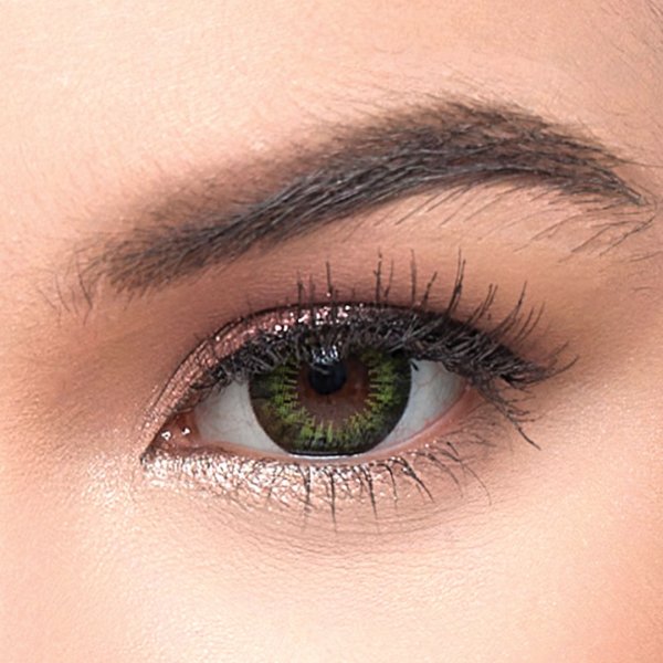 ColourVUE Big Eyes Party Green 3 Months Disposable Contact Lenses 15mm